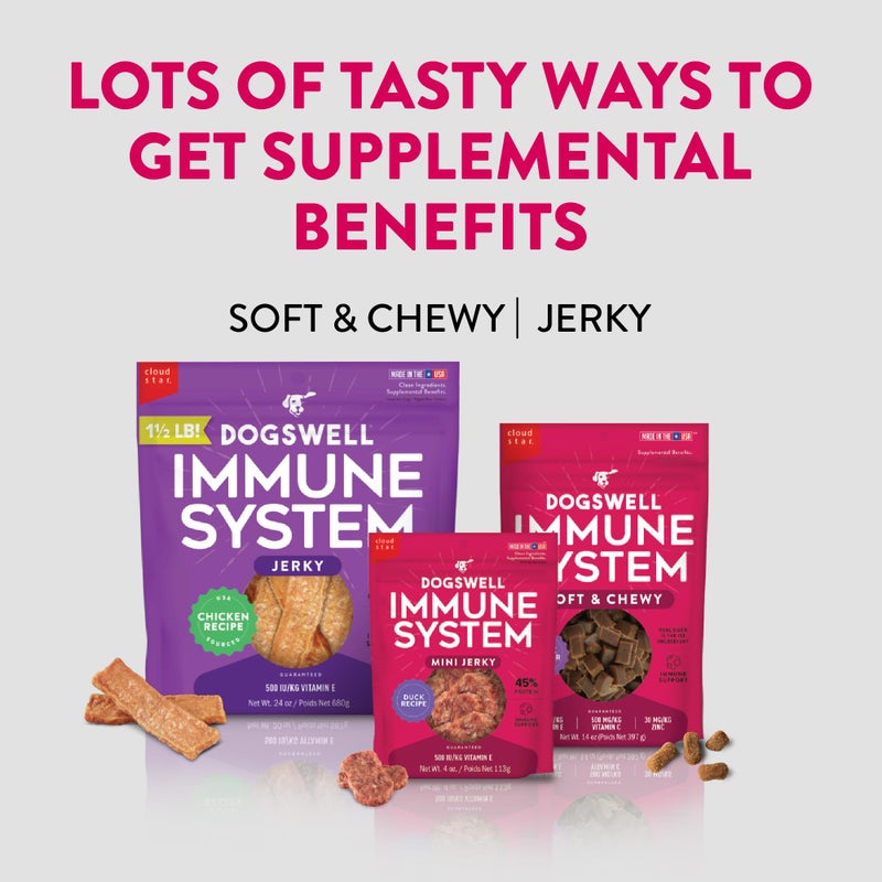 DOGSWELL Immunity & Defense, Flaxseed Oil, Turmeric, Vitamin E & A, Healthy Aging, Chicken Jerky 24 oz. (842197) - Image 5